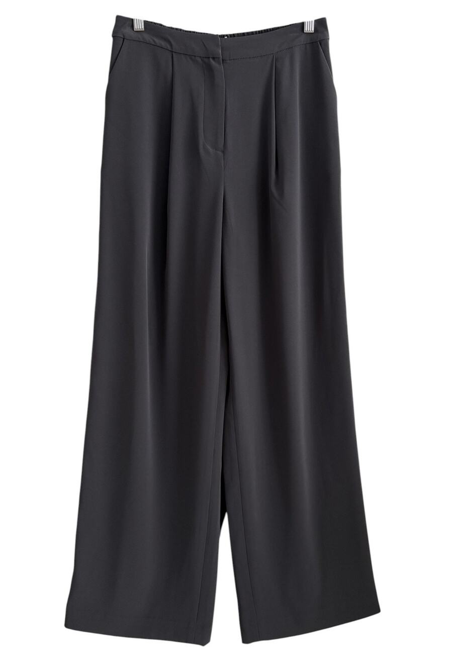 CO Collection Wide Leg Leisure Pants Japanese Triacetate NWT Small Minimalist
